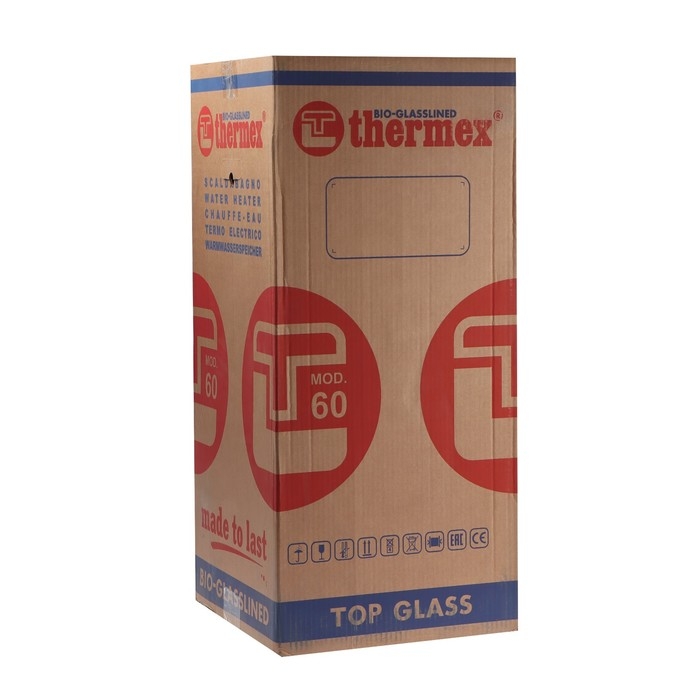 Водонагреватель THERMEX TitaniumHeat 60 V Slim, накопительный, круглый, биостеклофарфор, 60л Водонагреватель THERMEX TitaniumHeat 60 V Slim, накопительный, круглый, биостеклофарфор, 60л