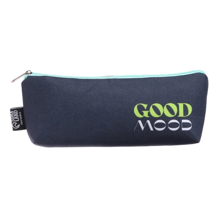 Пенал мягкий 1 отделение, 80 х 195 х 30 мм, объёмный, Пенал мягкий 1 отделение, 80 х 195 х 30 мм, объёмный, "Хорошее настроение"