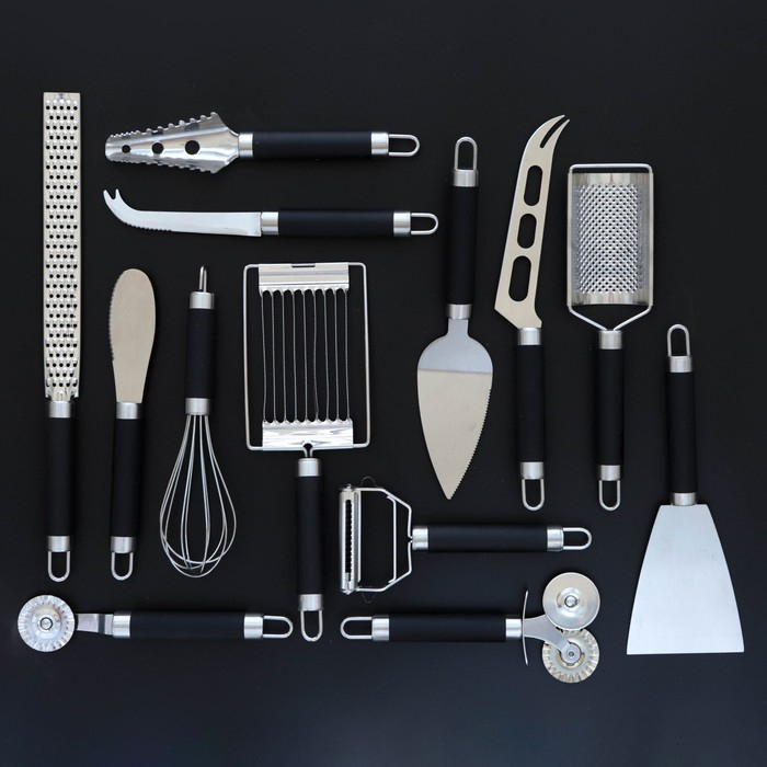 Яйцерезка Доляна Venus, нержавеющая сталь, цвет чёрный Яйцерезка Доляна Venus, нержавеющая сталь, цвет чёрный