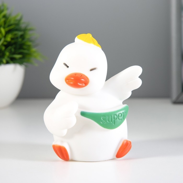 Ночник Ночник "Танцор утка" LED 1Вт 3х LR44 белый 5х8х11см RISALUX