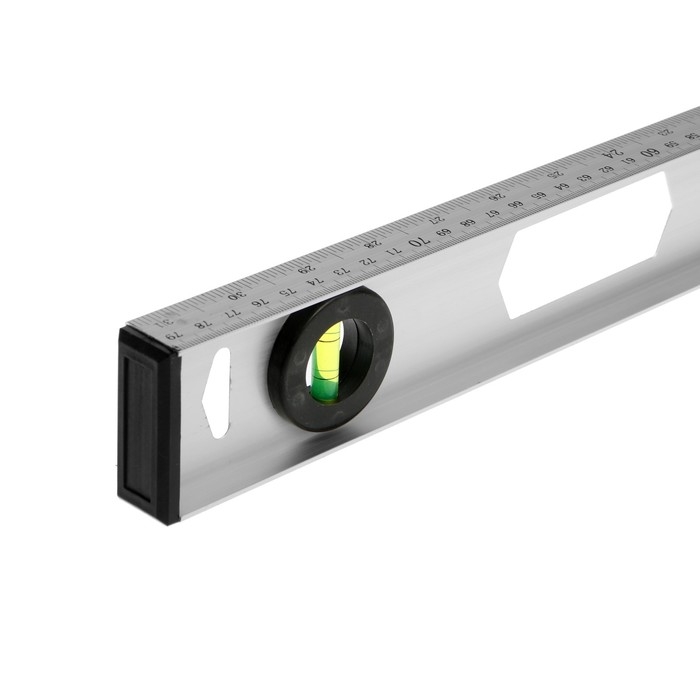 Уровень строительный ЛОМ  Уровень строительный ЛОМ "Рельс", алюминиевый, 800 мм