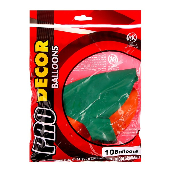 Шар латексный 24", пастель, набор 10 шт., МИКС