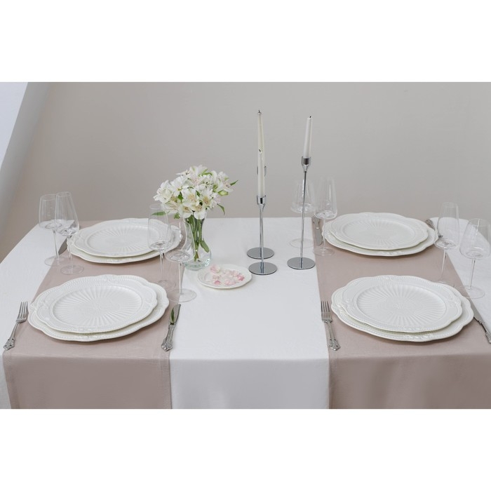 Тарелка фарфоровая «Этюд», d=30 см, цвет белый Тарелка фарфоровая «Этюд», d=30 см, цвет белый