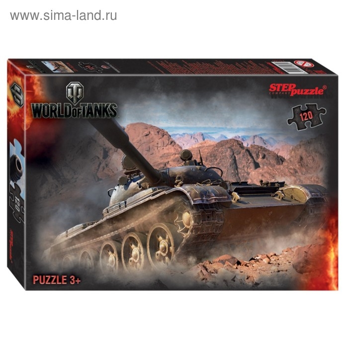 Пазл World of Tanks, 120 элементов, МИКС Пазл World of Tanks, 120 элементов, МИКС