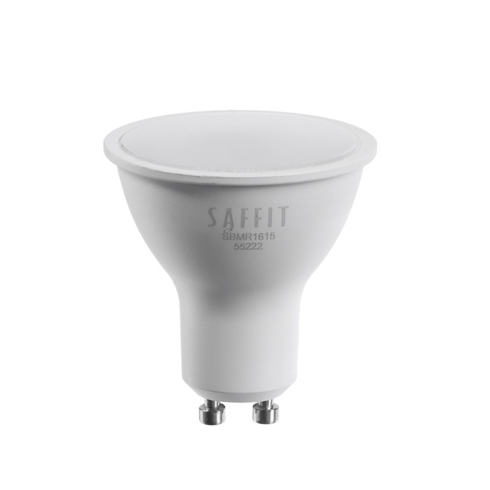 Лампа светодиодная SAFFIT, 15W 230V GU10 4000K MR16, SBMR1615 Лампа светодиодная SAFFIT, 15W 230V GU10 4000K MR16, SBMR1615