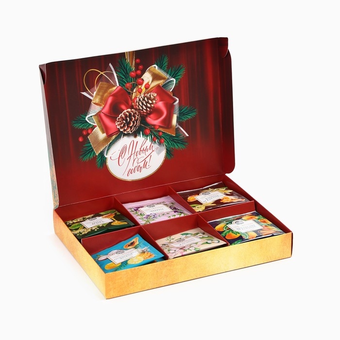 Новый год! Чай черный «Уютного праздника», ассорти, 30 шт Новый год! Чай черный «Уютного праздника», ассорти, 30 шт