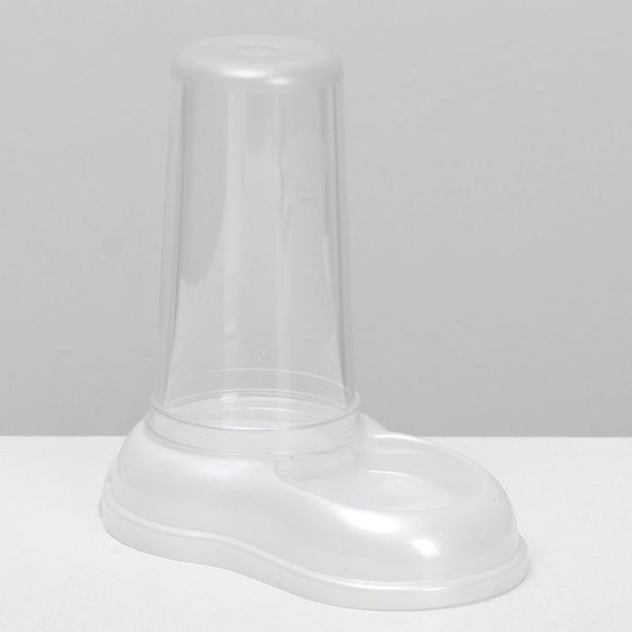 Автопоилка/автокормушка 0,6 л, белая перламутр Автопоилка/автокормушка 0,6 л, белая перламутр