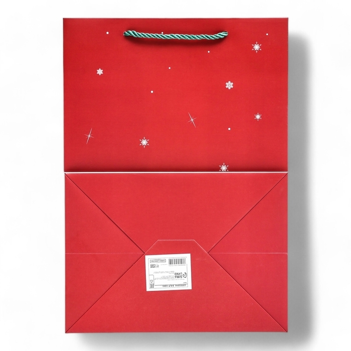 Пакет подарочный новогодний ламинированный, с окном Пакет подарочный новогодний ламинированный, с окном "Новогодний", 35 х 25 х 18 см.