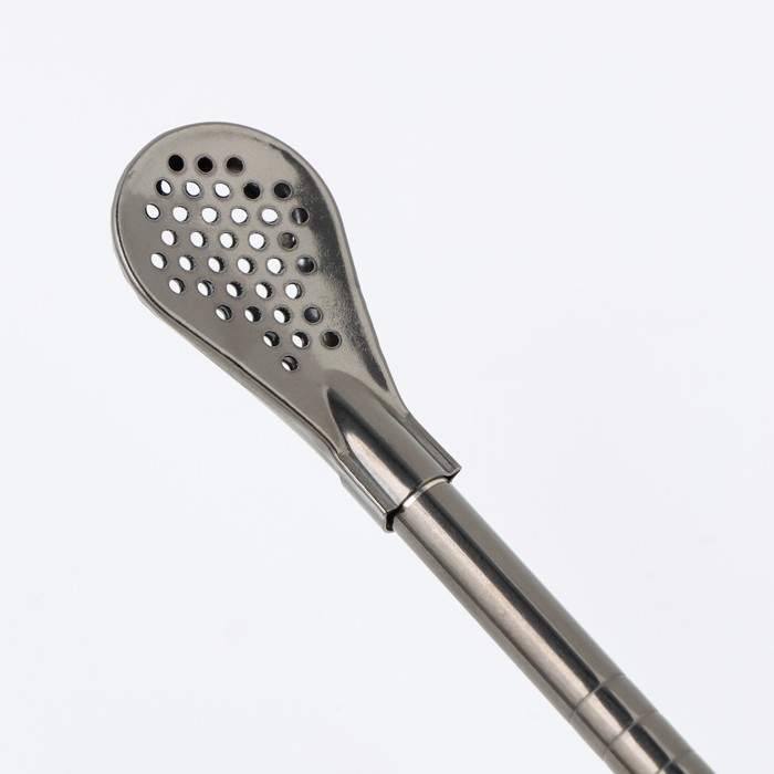 Бомбилья длячая Йерба Мате мини, набор 2 штуки с щёточками для чистки, чёрные, l-18.5 см Бомбилья длячая Йерба Мате мини, набор 2 штуки с щёточками для чистки, чёрные, l-18.5 см