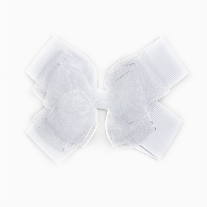 Выпускной. Бант для волос на заколке, 13 см, Минни Маус