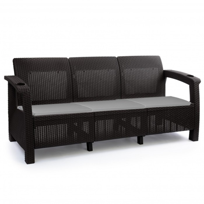 Подушка для дивана Альтернатива 53.5 х 49 х 5 см, оксфорд 420, серая Подушка для дивана Альтернатива 53.5 х 49 х 5 см, оксфорд 420, серая