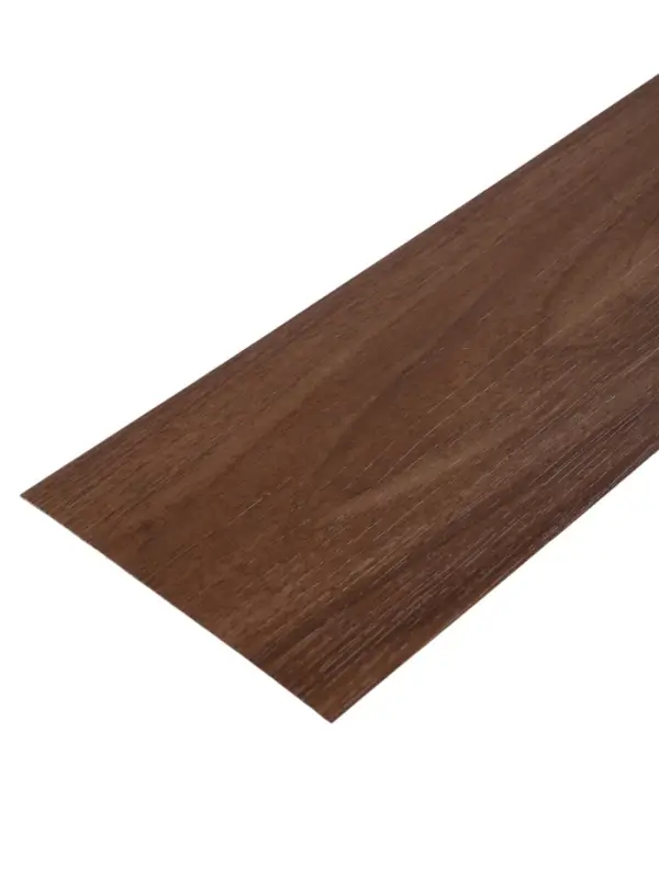 Плитка виниловая самоклеящаяся 91х15 см, темный бук