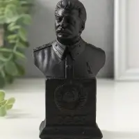 Бюст Сталина, 12х6.5х4.5см, графит Бюст Сталина, 12х6.5х4.5см, графит
