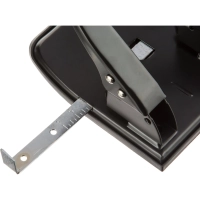 Дырокол до 30 листов, с линейкой, цвет черный