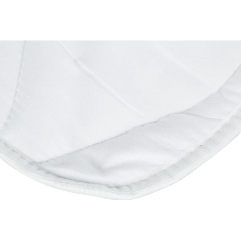 Одеяло Luscan 140х205 стег, кант, 300-350гр/м2 (холлофайбер/микрофибра),бел