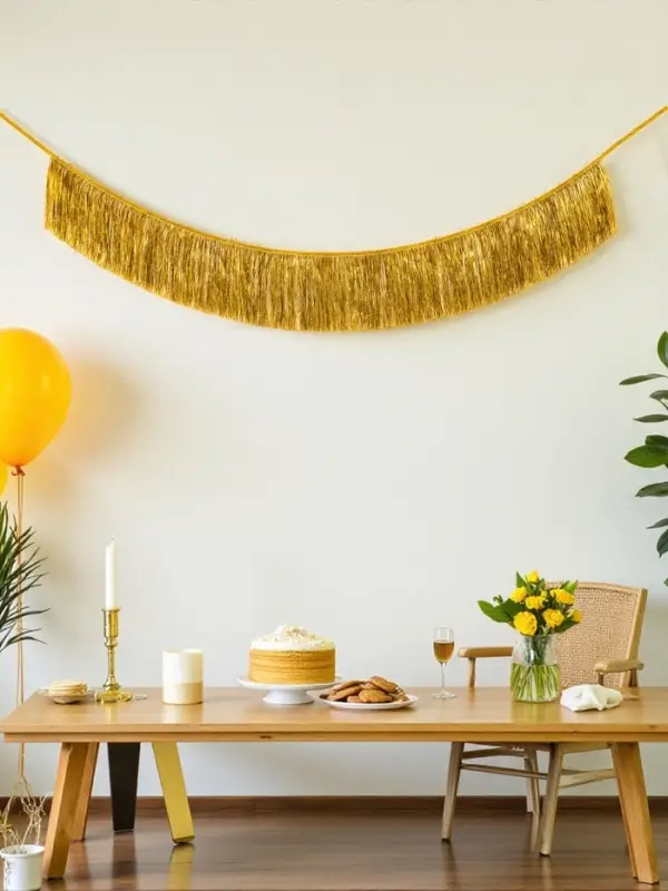 Гирлянда Гирлянда "Бахрома" 2 м золотая