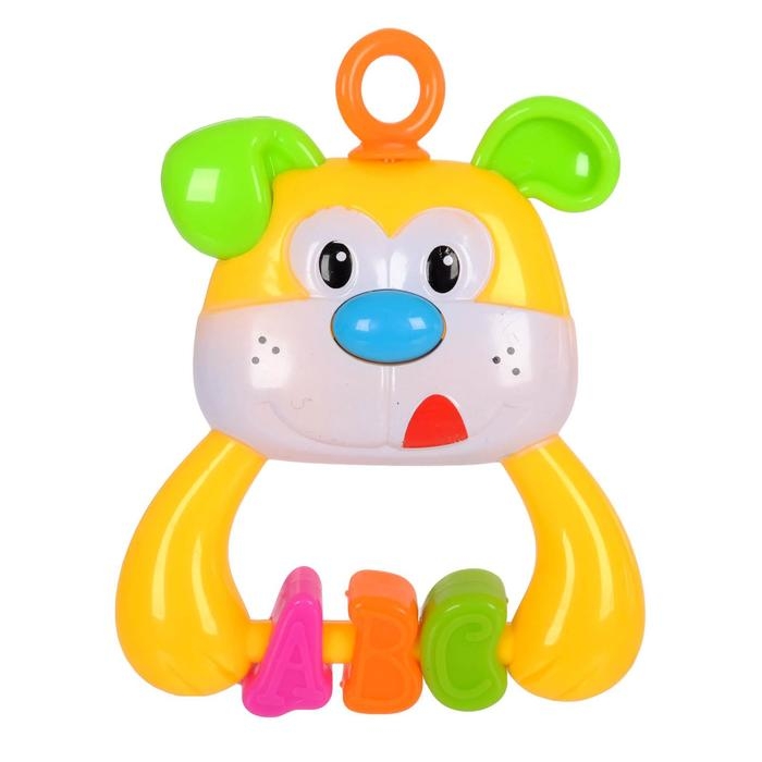 Погремушка «Собачка», цвет МИКС, Крошка Я Погремушка «Собачка», цвет МИКС, Крошка Я