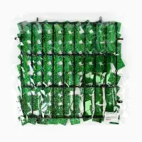 Панель с пайетками для фотозоны 30&times;30 см зеленая