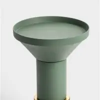 Подсвечник на 1 свечу текстурный &laquo;Болотный&raquo;, 10.5&times;10.5&times;20 см