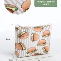 Кошелёк детский &laquo;Фаст фуд&raquo;, маленький, монетница, МИКС