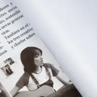 Пленка флористическая "Газета моды" 65мкм, св. голубая, 50х57 &plusmn;1см