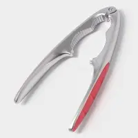 Орехокол Доляна Redline, 4.2&times;1.7&times;15.5 см, нержавеющая сталь, красный