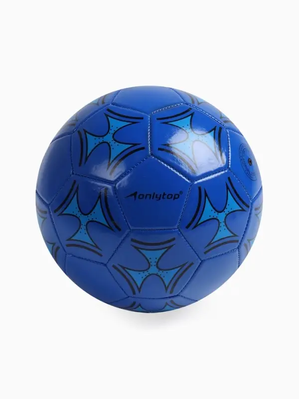 Футбольный мяч ONLYTOP, машинная сшивка, 32 панели, р. 5, PVC, МИКС
