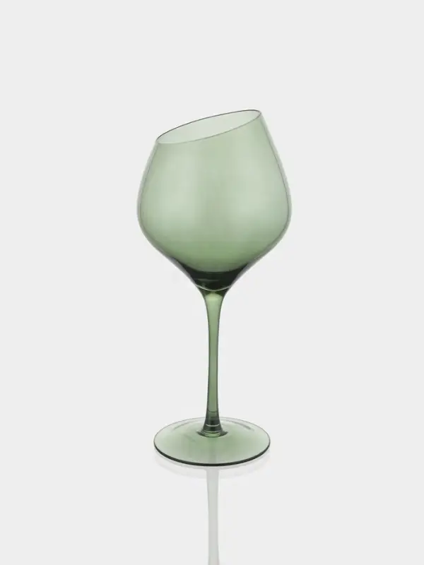 Набор бокалов для вина Magistro &laquo;Иллюзия&raquo;, 540 мл, 4 шт., 10&times;24 см, зелёные