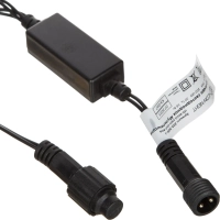 Гирлянда светодиодная Мультишарики 13мм, 20м,черный ПВХ, 200, RGB 303-509-1