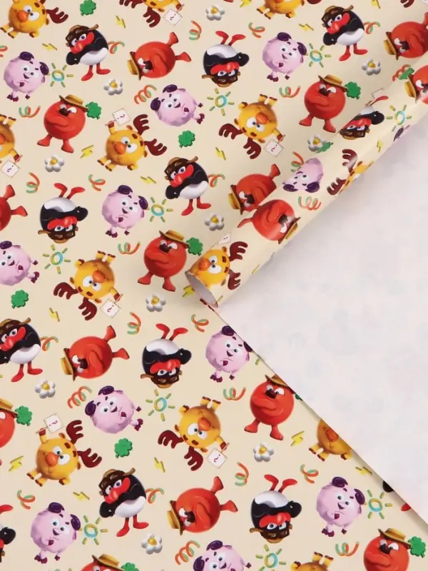 Бумага глянцевая &laquo;Смешарики&raquo;, 50 &times; 70 см