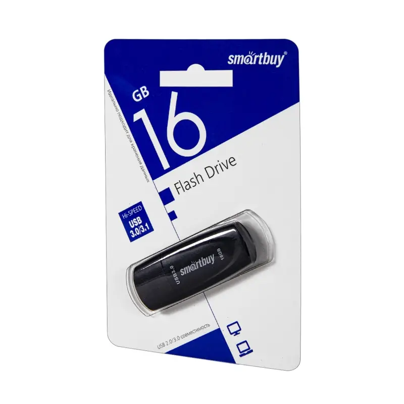 USB накопитель 16 GB Smart Buy Scout Black USB 3.0 USB накопитель 16 GB Smart Buy Scout Black USB 3.0