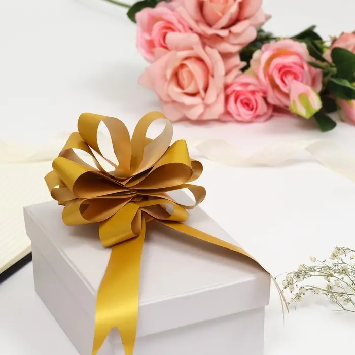 Бант-шар №3, золотой Бант-шар №3, золотой