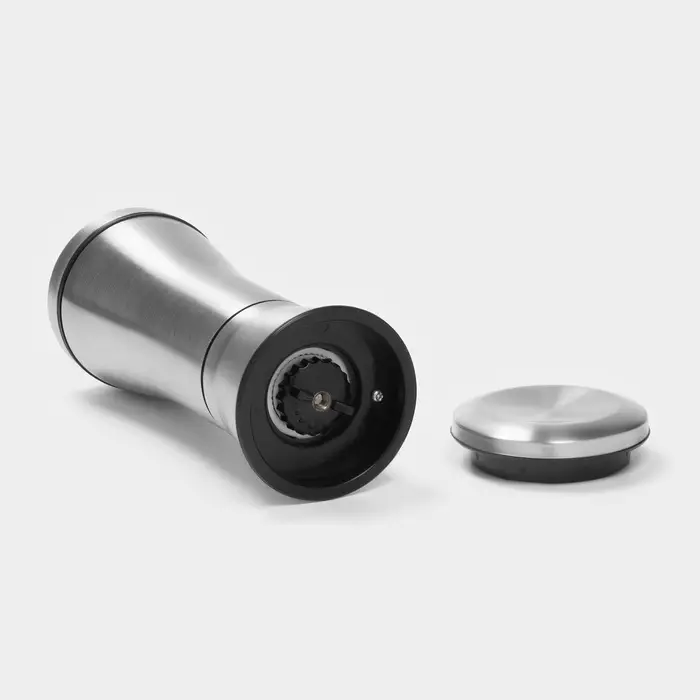 Мельница для специй Magistro &laquo;Металлик&raquo;, 13&times;5 см, керамический механизм, серебристая