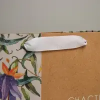 Пакет подарочный крафтовый, упаковка, &laquo;Счастье&raquo;, 22&times;17.5&times;8 см