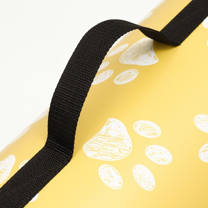 Сумка - переноска для животных  Сумка - переноска для животных "Лапки", каркасная, 45 х 25 х 30 см