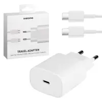 *СЗУ Type-C Samsung Note 10 Super PD Fast Charging Set  белое (120шт/кор)