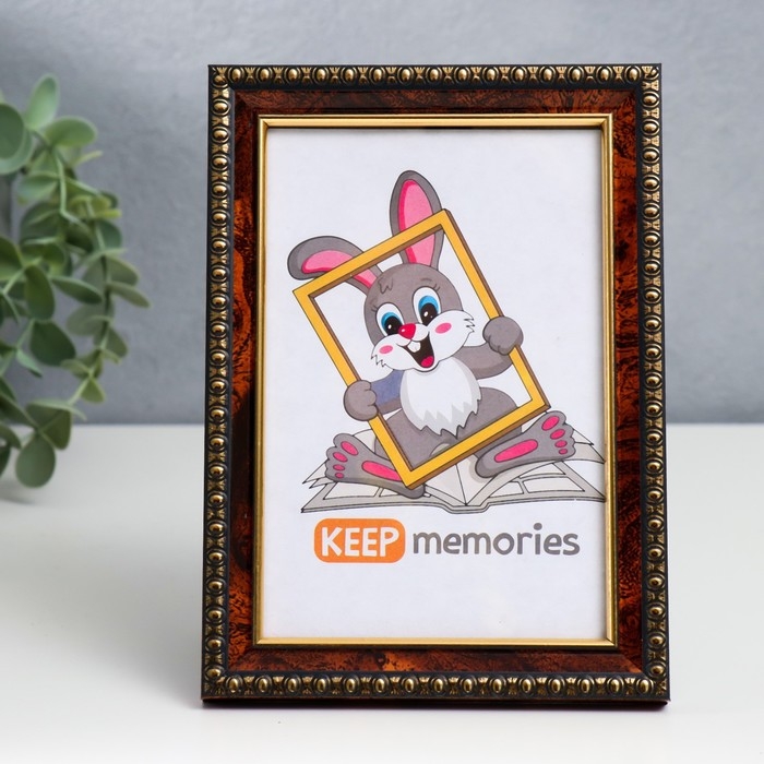 Фоторамка пластик 10х15 см 982 темный орех (50/2000) Фоторамка пластик 10х15 см 982 темный орех (50/2000)