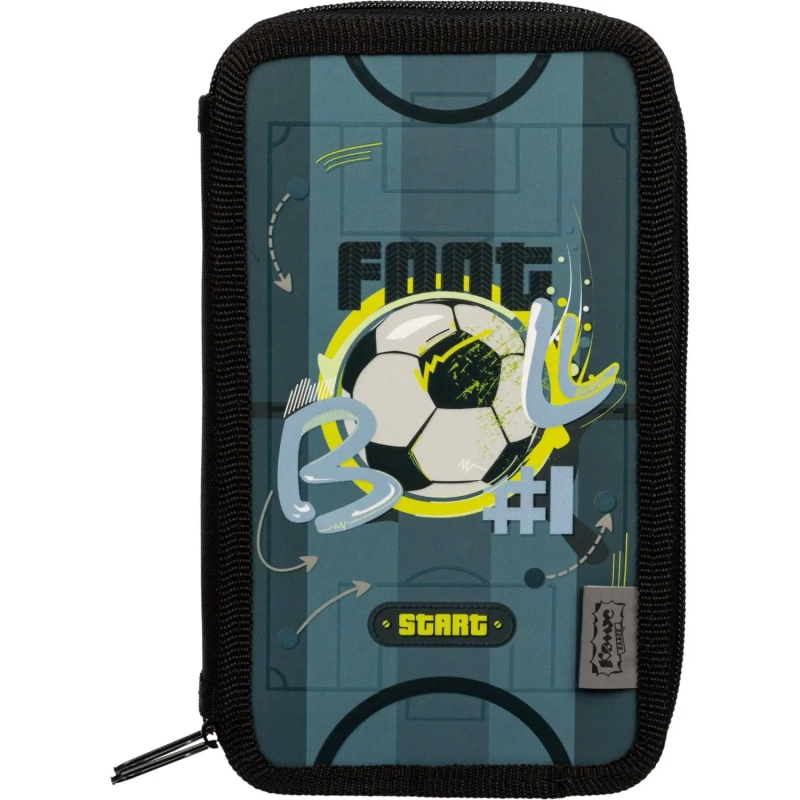 Пенал Комус Класс Football 2отд., ламинат, выб лак, 190x110 мм, ПКК 11-19