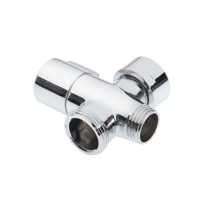 Дивертор ZEIN Z740, для смесителя, корпус цинк, керамика, с круглой гайкой, цвет хром Дивертор ZEIN Z740, для смесителя, корпус цинк, керамика, с круглой гайкой, цвет хром