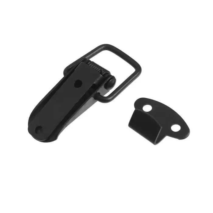 Замок-защелка на ящик, 3.5 см, железный, черный,10 шт.