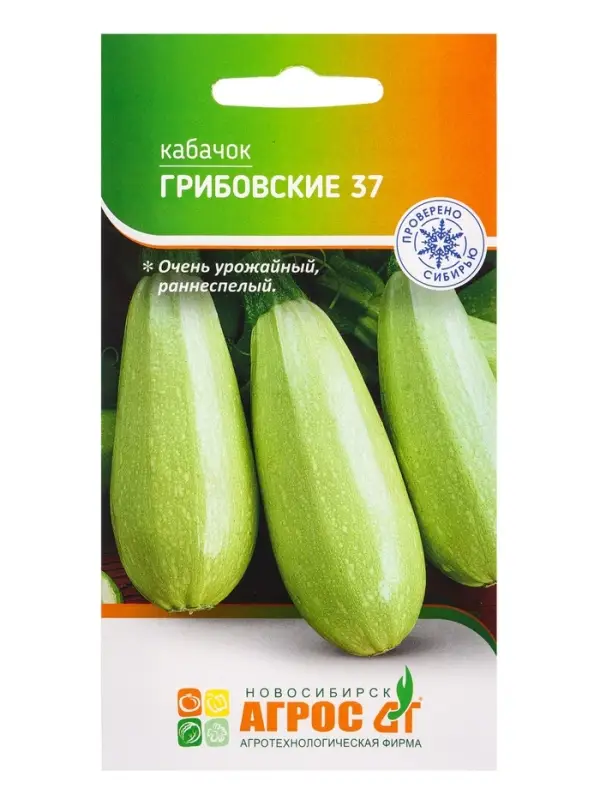 Семена Кабачок Семена Кабачок "Грибовские 37" 6 шт