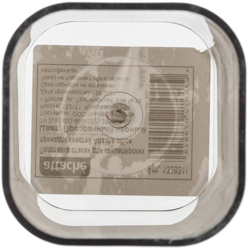 Подставка-стакан для канцелярских принадлежностей Attache office прозр черн