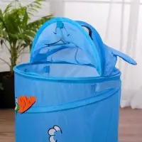 Корзина для игрушек &laquo;Зайка&raquo; с ручками и крышкой 55&times;33&times;33 см