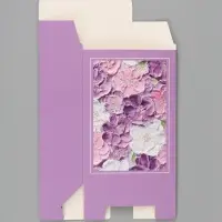 Коробка подарочная складная &laquo;Цветы&raquo;, 16&times;23&times;7.5 см
