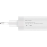 Зарядное устройство сетевое PERO TC16 GaN, USB-C PD, 65W белый