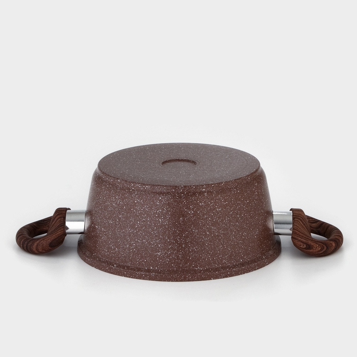 Кастрюля Доляна «Брауни», 2 л, d=20 см, h=9 см, стеклянная крышка, антипригарное покрытие, индукция Кастрюля Доляна «Брауни», 2 л, d=20 см, h=9 см, стеклянная крышка, антипригарное покрытие, индукция