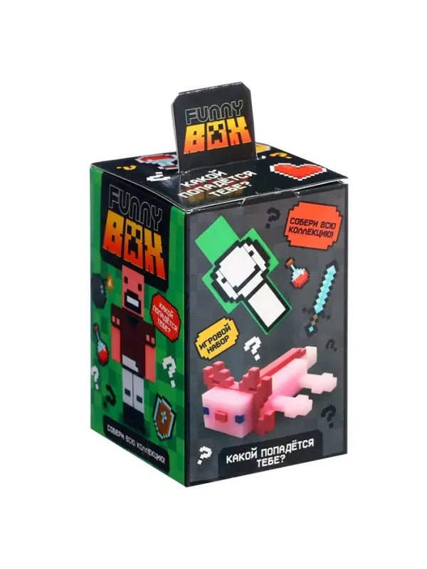 Игрушка - сюрприз Funny box WOOW TOYS &laquo;Мой мир&raquo;: детский брелок, наклейки