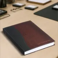 Ежедневник полудатированный Calligrata &laquo;Кожа&raquo;, А5, 192 листа, твёрдая обложка, шёлк, кофейно-коричневый