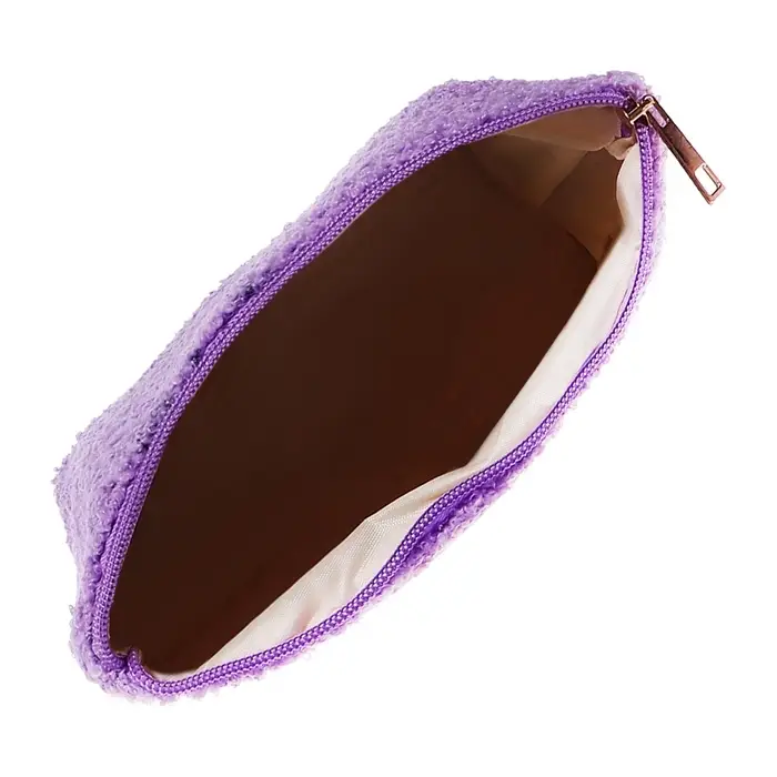 Пенал школьный Calligrata, мягкий, 1 отделение, 125&times;215&times;70 мм, плюшевый, МИКС