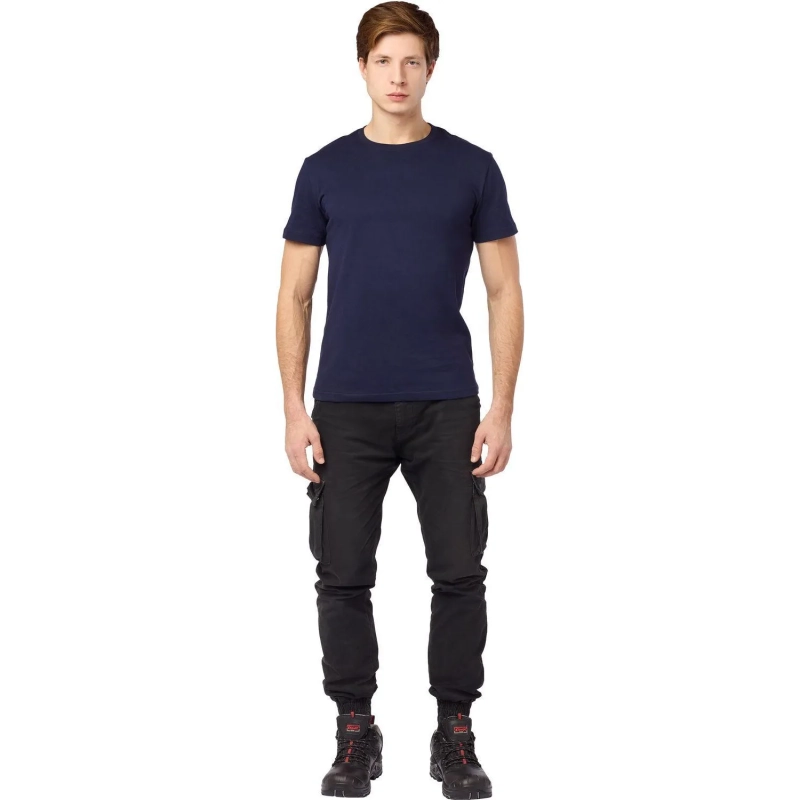 Футболка (160 г.) с кор.рукавом т.-син.(XXXL)